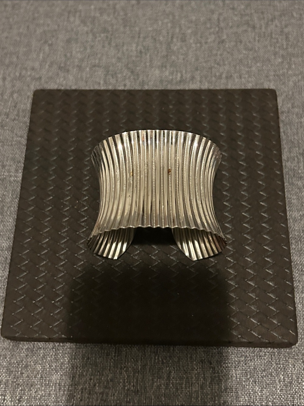 Vintage Parklane Ribbed Cuff Bracelet